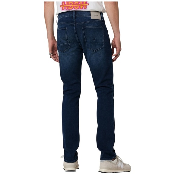 Hudson Jeans Men’s Blake Slim Straight Leg Designer Premium Dark Wash 34 - Picture 2 of 12